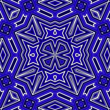 Seamless square pattern blue and white. Frost texture pattern. Merry Christ.. Stock Illustration