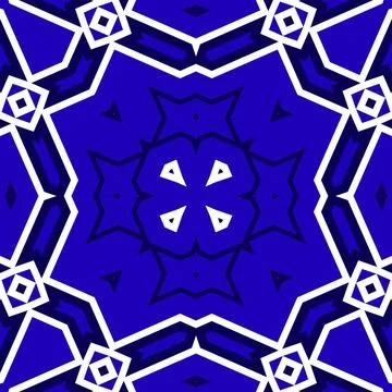 Seamless square pattern blue and white. Frost texture pattern. Merry Christ.. Stock Illustration