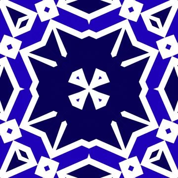 Seamless square pattern blue and white. Frost texture pattern. Merry Christ.. Stock Illustration