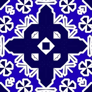 Seamless square pattern blue and white. Frost texture pattern. Merry Christ.. Illustrazione stock