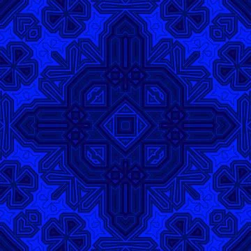 Seamless square pattern blue and white. Frost texture pattern. Merry Christ.. Illustrazione stock