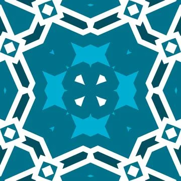 Seamless square pattern blue and white. Frost texture pattern. Merry Christ.. Stock Illustration