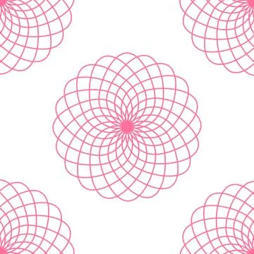 Seamless square pattern with Floral Abstract Design for tiles texture, Plywoo 스톡 일러스트