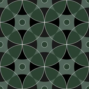 Seamless square pattern from geometrical abstract ornaments marine blue shades Stockillustratie