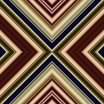 Seamless square pattern of lines and rhombuses. multi-colored texture Stock Photos