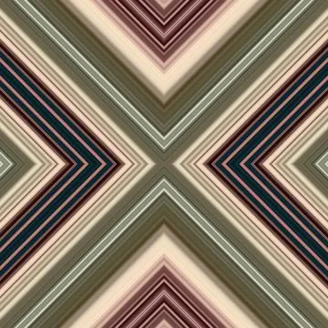 Seamless square pattern of lines and rhombuses. multi-colored texture Stock Photos