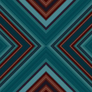 Seamless square pattern of lines and rhombuses. multi-colored texture Stock Photos