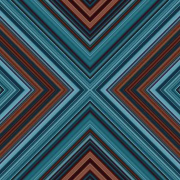 Seamless square pattern of lines and rhombuses. multi-colored texture Foto stock