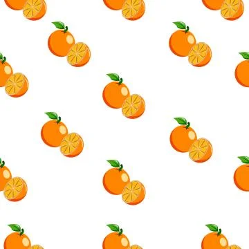 Seamless square pattern with Orange, Slice for tiles texture, , Plywood Textu 库存插图