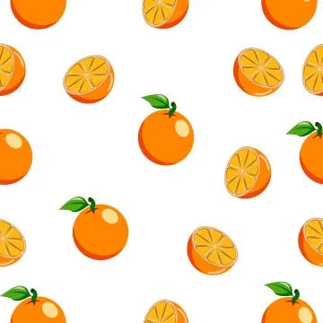 Seamless square pattern with Orange, Slice for tiles texture, , Plywood Textu 库存插图