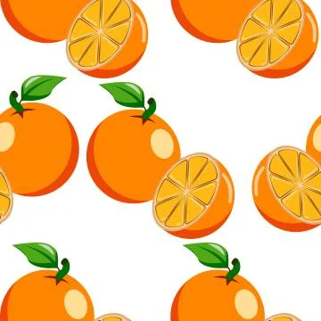 Seamless square pattern with Orange, Slice for tiles texture, , Plywood Textu 库存插图