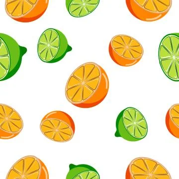 Seamless square pattern with Orange, Slice for tiles texture, , Plywood Textu Stock Illustration