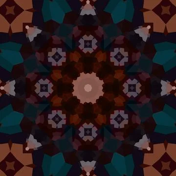Seamless square pattern. The pattern is abstract. The texture is richly dec.. Illustrazione stock