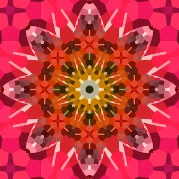 Seamless square pattern. The pattern is abstract. The texture is richly dec.. Stock Illustration