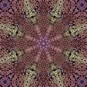 Seamless square pattern. The pattern is abstract. The texture is richly dec.. Illustrazione stock