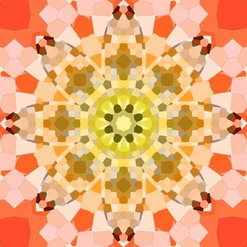 Seamless square pattern. The pattern is abstract. The texture is richly dec.. Stock Illustration