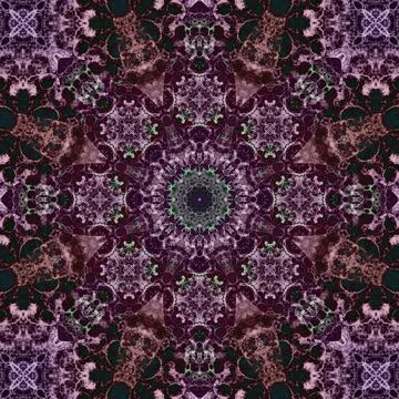 Seamless square pattern. The pattern is abstract. The texture is richly dec.. Illustrazione stock