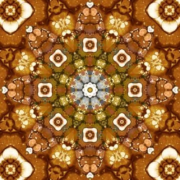 Seamless square pattern. The pattern is abstract. The texture is richly dec.. Illustrazione stock