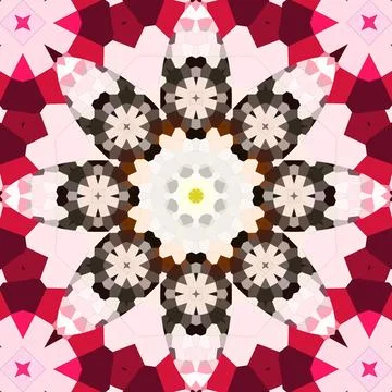 Seamless square pattern. The pattern is abstract. The texture is richly dec.. Illustrazione stock