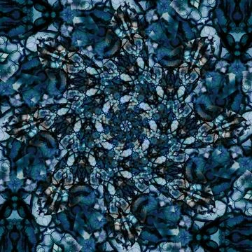 Seamless square pattern. The pattern is abstract. The texture is richly dec.. Illustrazione stock