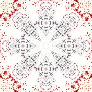 Seamless square pattern. The pattern is abstract. The texture is richly dec.. Illustrazione stock