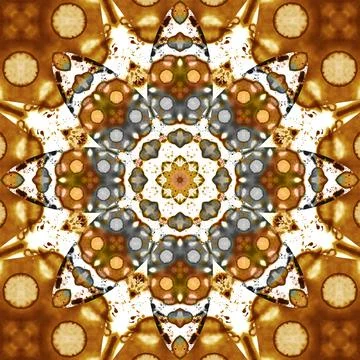 Seamless square pattern. The pattern is abstract. The texture is richly dec.. Foto stock