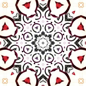 Seamless square pattern. The pattern is abstract. The texture is richly dec.. Stock Photos