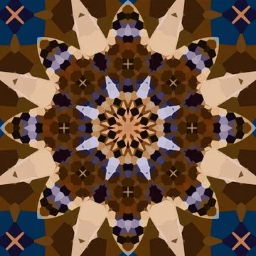 Seamless square pattern. The pattern is abstract. The texture is richly dec.. Stock Photos