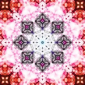 Seamless square pattern. The pattern is abstract. The texture is richly dec.. Stock Photos