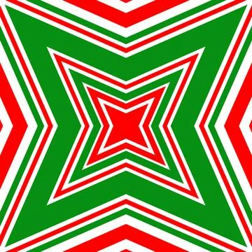 Seamless square pattern red and green. Christmas pattern green and red. Mer.. Stock Illustration