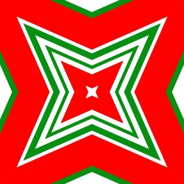 Seamless square pattern red and green. Christmas pattern green and red. Mer.. Stock Illustration