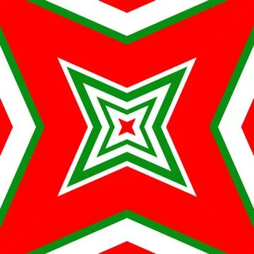 Seamless square pattern red and green. Christmas pattern green and red. Mer.. Illustrazione stock