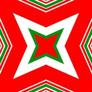 Seamless square pattern red and green. Christmas pattern green and red. Mer.. Illustrazione stock