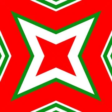 Seamless square pattern red and green. Christmas pattern green and red. Mer.. Stock Illustration