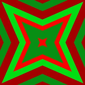Seamless square pattern red and green. Christmas pattern green and red. Mer.. Stock Illustration
