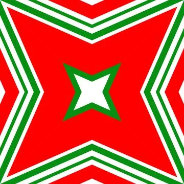 Seamless square pattern red and green. Christmas pattern green and red. Mer.. Stock Illustration