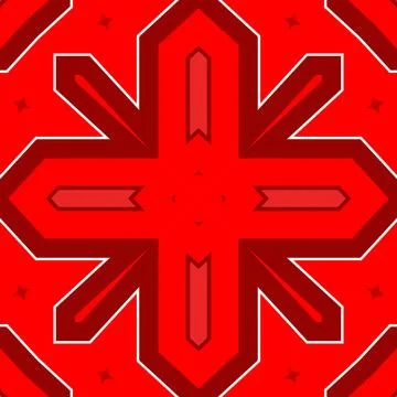 Seamless square pattern red. Christmas pattern red. Santa Claus pattern. Me.. 스톡 일러스트