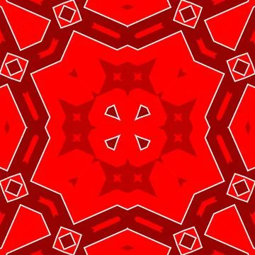 Seamless square pattern red. Christmas pattern red. Santa Claus pattern. Me.. 스톡 일러스트