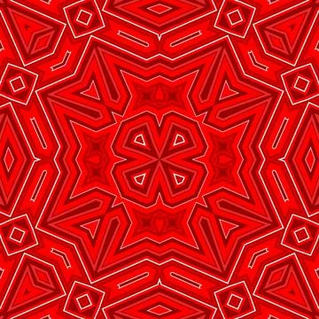 Seamless square pattern red. Christmas pattern red. Santa Claus pattern. Me.. 스톡 일러스트
