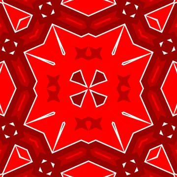 Seamless square pattern red. Christmas pattern red. Santa Claus pattern. Me.. Stock Illustration