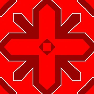 Seamless square pattern red. Christmas pattern red. Santa Claus pattern. Me.. 스톡 일러스트