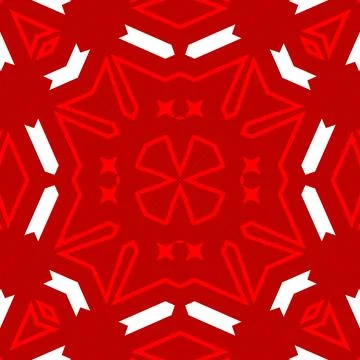 Seamless square pattern red. Christmas pattern red. Santa Claus pattern. Me.. Stock Illustration