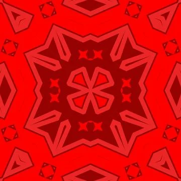 Seamless square pattern red. Christmas pattern red. Santa Claus pattern. Me.. Stock Illustration