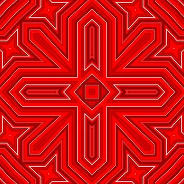 Seamless square pattern red. Christmas pattern red. Santa Claus pattern. Me.. Stock Illustration