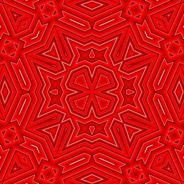 Seamless square pattern red. Christmas pattern red. Santa Claus pattern. Me.. イラスト素材