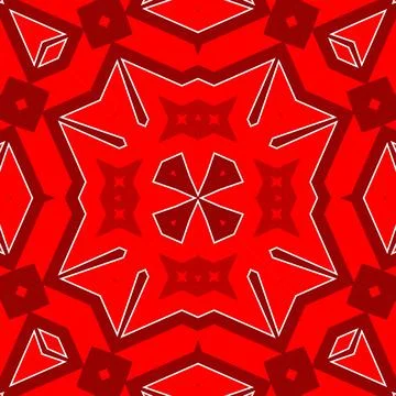 Seamless square pattern red. Christmas pattern red. Santa Claus pattern. Me.. Stock Illustration