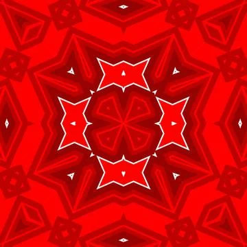 Seamless square pattern red. Christmas pattern red. Santa Claus pattern. Me.. Stock Illustration