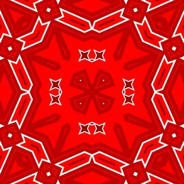 Seamless square pattern red. Christmas pattern red. Santa Claus pattern. Me.. Stock Illustration