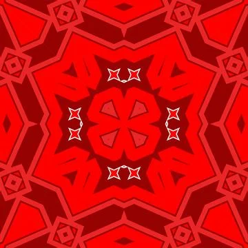 Seamless square pattern red. Christmas pattern red. Santa Claus pattern. Me.. 스톡 일러스트