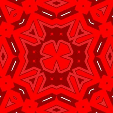 Seamless square pattern red. Christmas pattern red. Santa Claus pattern. Me.. Stock Illustration